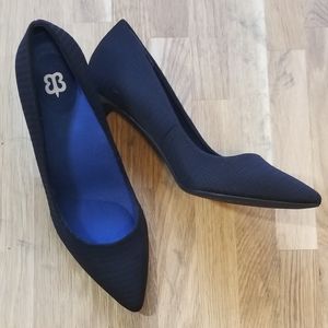 Betabrand Mile Marker Black Heels - Size 10